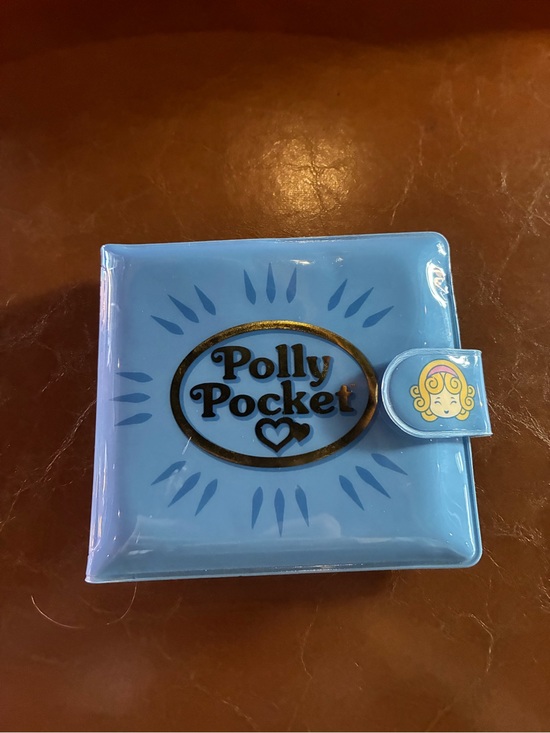 polly pocket Handbags - Polly Pocket Blue Vinyl wallet